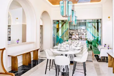 Coin salon dans l'établissement Carlton Cannes, a Regent Hotel