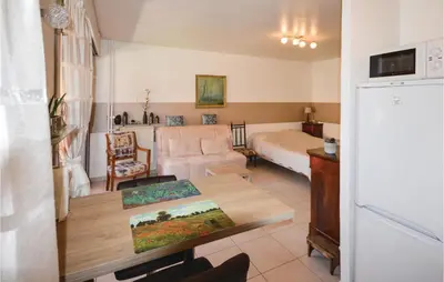 Un ou plusieurs lits dans un hébergement de l'établissement Awesome Apartment In Vallauris