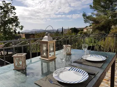Balcon ou terrasse dans l'établissement A little Eden