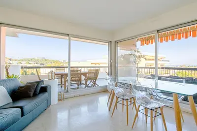 Coin salon dans l'établissement Appartement Panorama - Welkeys