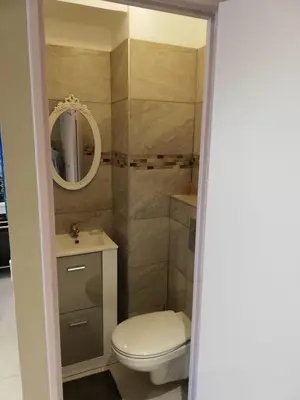 Salle de bains dans l'établissement VILLENEUVE LOUBET- MARINA BAIE DES Anges -AU BON VIVRE - 2 pièces- Le Ducal - 60m2 Luxe