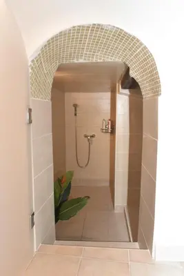 Salle de bains dans l'établissement Casa Mia