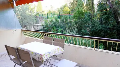 Balcon ou terrasse dans l'établissement Proche Croisette, Exclusivité Congres by Palmazur