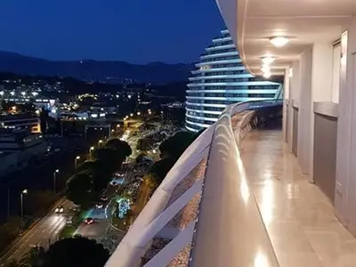 Vue générale sur la montagne ou vue sur la montagne depuis l'appartement