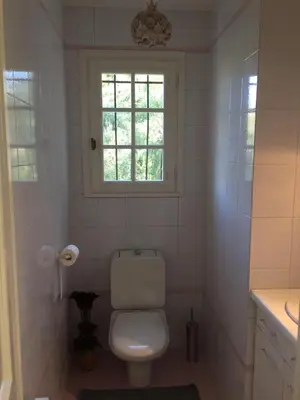 Salle de bains dans l'établissement Villa Alessia
