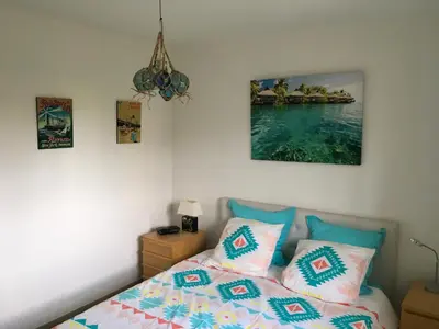 Un ou plusieurs lits dans un hébergement de l'établissement Villa Alessia