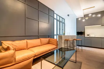 Cuisine ou kitchenette dans l'établissement RESIDENCE MONTEFIORE