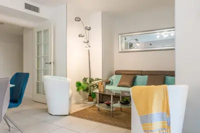 Salle de bains dans l'établissement Palm Beach - swimming pool - beach at few steps