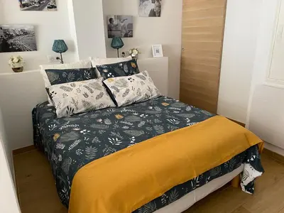 Un ou plusieurs lits dans un hébergement de l'établissement Studio 30 M2 Hyper centre, Neuf, Parking Gratuit, 3 Étoiles