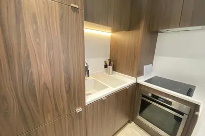Cuisine ou kitchenette dans l'établissement Renovated 2 bedrooms - Boulevard de la Croisette