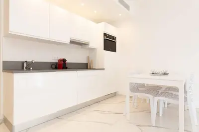 Cuisine ou kitchenette dans l'établissement Brand new 2 bedrooms next to Croisette !