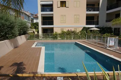 Piscine de l'établissement Apartment Palm Beach with a nice swimming pool ou située à proximité