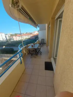 Balcon ou terrasse dans l'établissement Appartement Antibes juan les pins piscine et mer a 200m