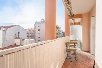 Balcon ou terrasse dans l'établissement Appartement Corail - Welkeys