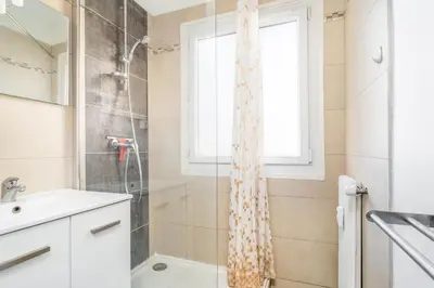 Salle de bains dans l'établissement Appartement Corail - Welkeys