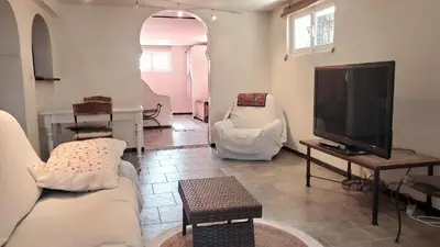 Coin salon dans l'établissement villa stellaris
