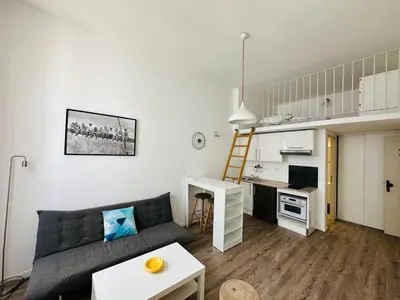 Cuisine ou kitchenette dans l'établissement Résidence 41 Léon Noel