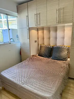 Un ou plusieurs lits dans un hébergement de l'établissement Apartment 2 pièces Cannes Centre