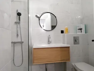 Salle de bains dans l'établissement Studio design - 5 min à pied du Palais & plages