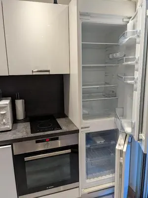 Cuisine ou kitchenette dans l'établissement Golfe Paradis