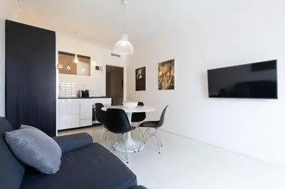 Cuisine ou kitchenette dans l'établissement Modern & cozy 150m from the Croisette