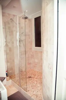 Salle de bains dans l'établissement AnaZa Appartement