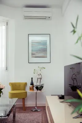 Coin salon dans l'établissement AnaZa Appartement