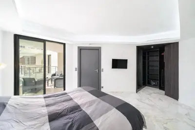 Un ou plusieurs lits dans un hébergement de l'établissement Carlton Riviera Cannes