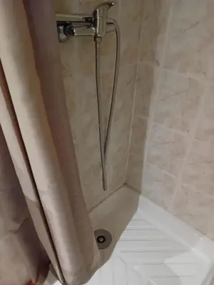 Salle de bains dans l'établissement Private room full furnished in cannes