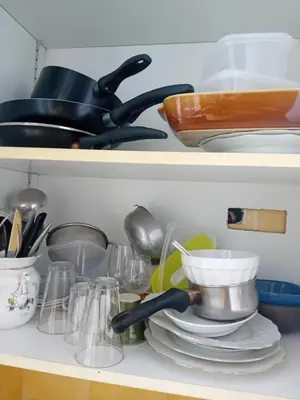 Cuisine ou kitchenette dans l'établissement Private room full furnished in cannes