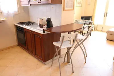 Cuisine ou kitchenette dans l'établissement 1 Bedroom Henri IV on the Croisette 240