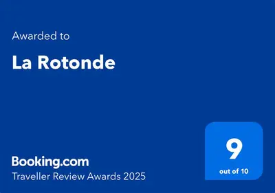 Certificat, récompense, panneau ou autre document affiché dans l'établissement La Rotonde