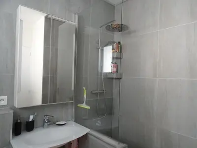 Salle de bains dans l'établissement La Rotonde