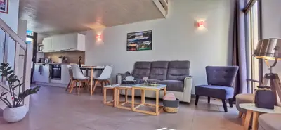 Cuisine ou kitchenette dans l'établissement Appartement 3 pièces en duplex