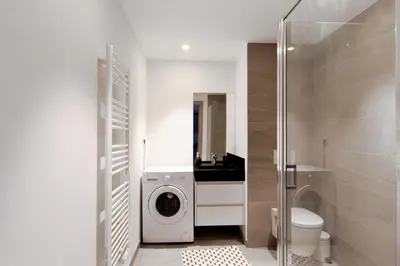 Salle de bains dans l'établissement Appartement Maréchal - Welkeys