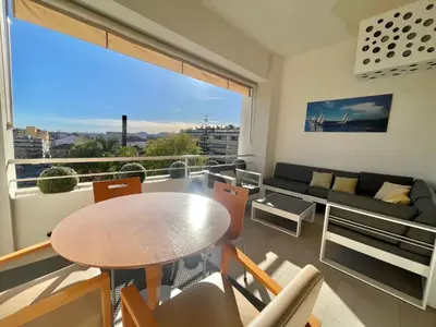 Coin salon dans l'établissement Gallia Park by Welcome to Cannes