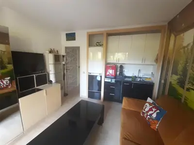 Cuisine ou kitchenette dans l'établissement IDEAL POUR COUPLE
