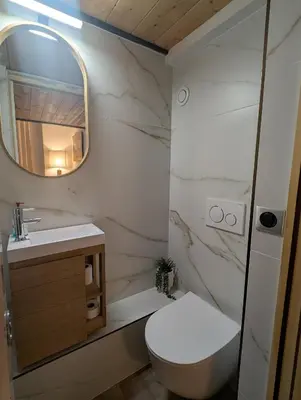 Salle de bains dans l'établissement Cannes centre - Enjoy Suite