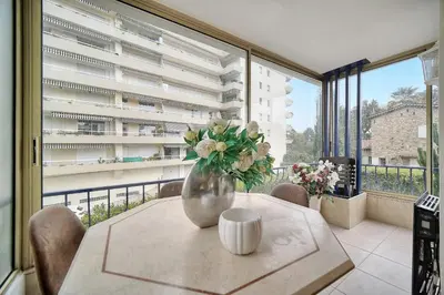 Balcon ou terrasse dans l'établissement IMMOGROOM - 2 BR - Air conditioning - Wifi - Terrace - Common parking