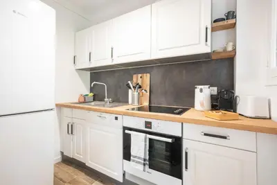 Cuisine ou kitchenette dans l'établissement Le Smile by Winsome Destination