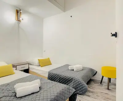 Un ou plusieurs lits dans un hébergement de l'établissement 2 Bedroom luxury flat Cannes Center La Croisette