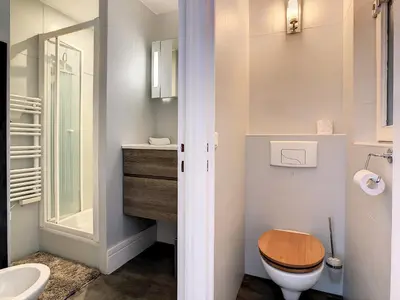 Salle de bains dans l'établissement 2 Bedroom luxury flat Cannes Center La Croisette
