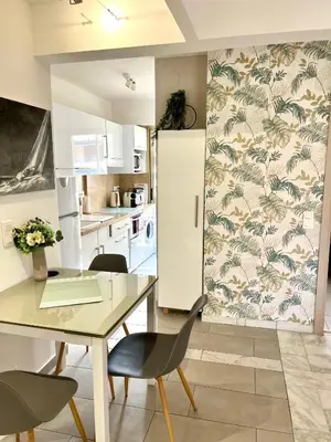 Cuisine ou kitchenette dans l'établissement Palais Lumière