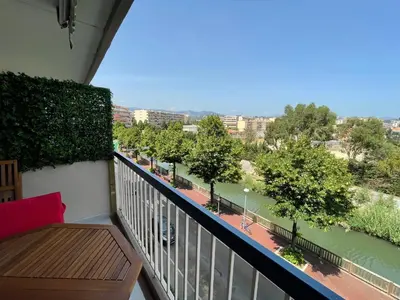 Balcon ou terrasse dans l'établissement VUE SUR MER - Magnifique appartement tout confort - Terrasse et parking privé