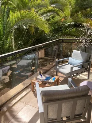Coin salon dans l'établissement Cannes Eden résidence de luxe piscine tennis