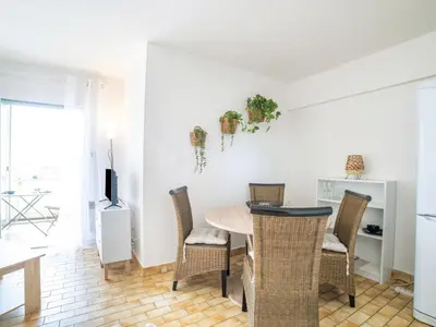 Coin salon dans l'établissement Studio LE BAHIA by Interhome