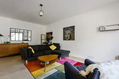 Coin salon dans l'établissement Appartement Mésangia - Welkeys