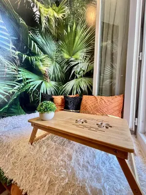 Coin salon dans l'établissement Defoy Getaway - Antibes