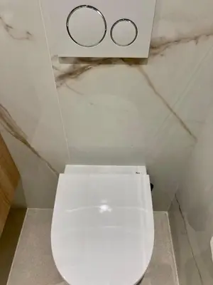 Salle de bains dans l'établissement Cannes - L'Oustaou