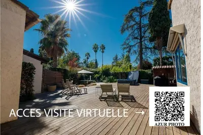 Plan de l'établissement 06V - Belle villa - jacuzzi - piscine - tennis